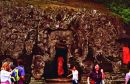 Carved Rock Entrance, Temple in Mountains, Bali
